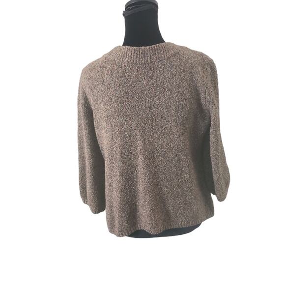 Christopher & Banks M Sweater Chestnut Brown Cozy Causal Granny Core Cottagecore - Picture 2 of 12
